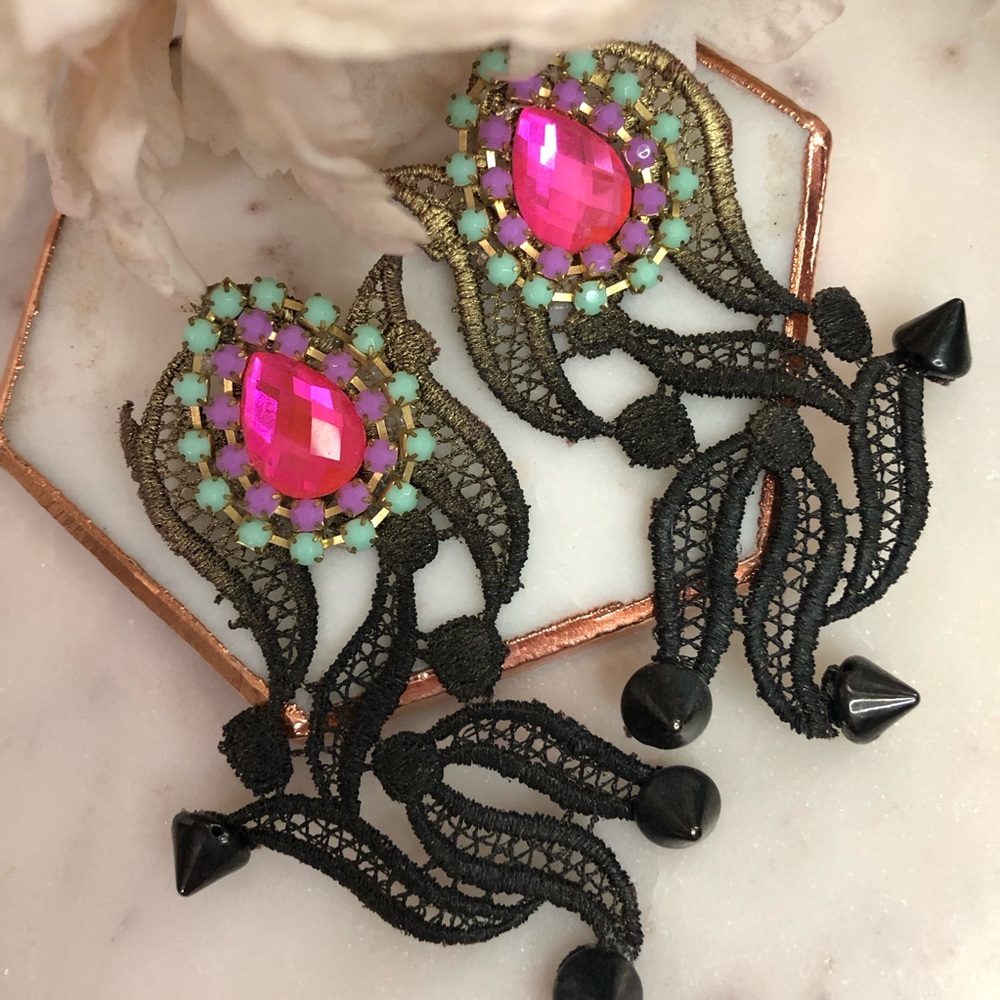 Handmade Large Statement Earrings